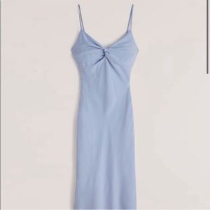 Abercrombie twist front midi dress